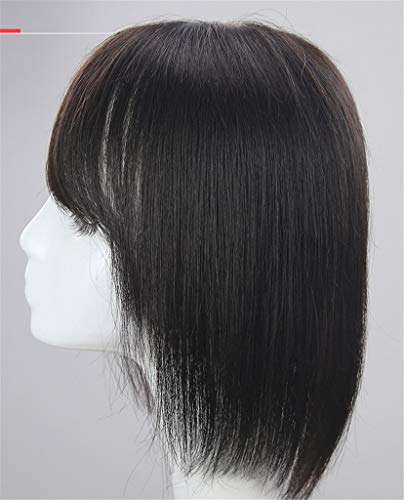 Beyaz veya İnceltme Saçlı Kadınlar için Doğal Kısmı olan Yüksek Yoğunluklu Gerçek insan Saçı Topper, 12 (Orta Kısım)