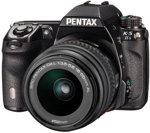 Pentax K-5 IIs 16.3 MP DSLR fotoğraf makinesi Pentax DA L 18-55mm f/3.5-5.6 AL Objektif kiti ile