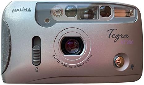 Halina Tegra AF290 35mm Film Kamera Kompakt Nokta ve Ateş Flaş Otomatik Odaklama Motoru