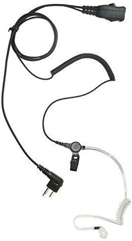 Hytera'nın (HYT) TC-518 OBR İki Yönlü Radyo için tek Telli Akustik Tüp Gözetim Kulaklık Kulaklık