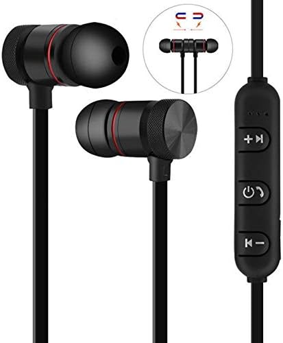 Bluetooth Kablosuz Kulak İçi Mikrofonlu kulaklıklar, Koşu Egzersizi için Gürültü Önleyici Bluetooth Kulaklıklar, 9 Saat Çalma