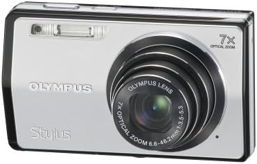 Olympus Stylus 7000 12 MP Dijital Fotoğraf Makinesi 7x Optik Çift Görüntü Sabitlemeli Zum ve 3 inç LCD (Gümüş)