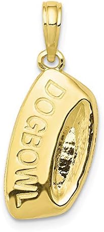 Jewels By Lux 10K Sarı Altın Köpek Kase Kolye