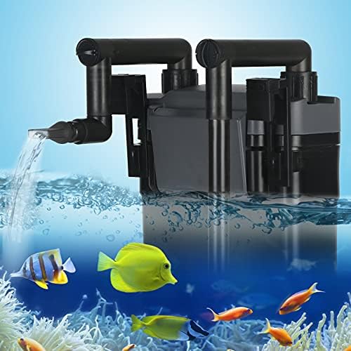 TARARİUM 20 ila 55 Galon akvaryum filtresi Balık Tankı Filtreleri Asmak Arka Filtre Teneke Kutu Su pompa filtresi Şelale Filtre