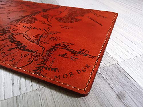 Unık4art-Vintage harita Kişiselleştirilmiş deri el yapımı seyahat pasaport kapağı tutucu cüzdan kılıf