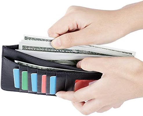 Kadın kredi kartı cüzdanı İnce Uzun fermuarlı cebi çanta Sikke, makbuz Çok fonksiyonlu kart cüzdan Bayanlar için