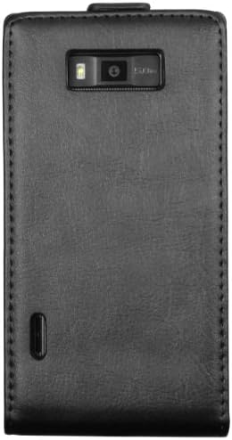 mumbi Premium Hakiki Deri Flip Case LG P700 Optimus L7 için