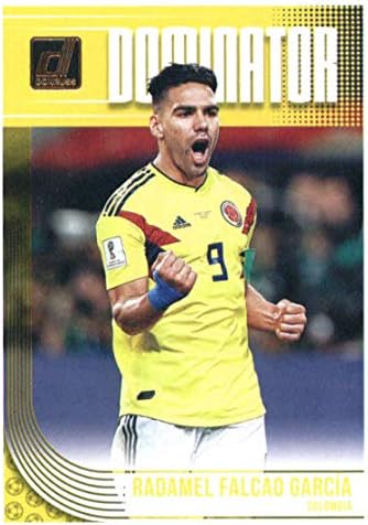 2018-19 Donruss Dominators Futbol 4 Radamel Falcao Garcia Kolombiya Resmi Panini Futbol 2018/2019 Ticaret Kartı