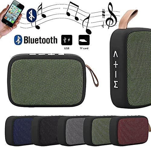 Niaviben Bluetooth Hoparlörler Taşınabilir Mini Kablosuz Bluetooth Stereo TF Kart FM Hoparlör Smartphone Tablet Laptop için Mavi