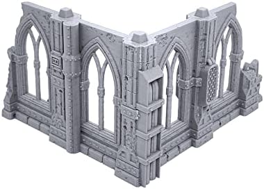 Terrain4Print (Set B) tarafından Gotik Bilimkurgu Kalıntıları, 3D Baskılı Masa Üstü RPG Manzarası ve 28mm Minyatürler için Wargame
