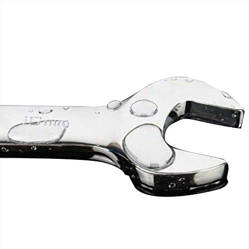 Fansipro Evrensel Cırcır Sabit Çift Kafa Anahtarı Anahtarı Krom Vanadyum Çelik 8-19mm, 11mm, Gümüş