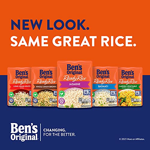 BEN'İN ORİJİNAL Hazır Pirinç Kese Hindistan Cevizi Yasemin, 8.5 oz. (12 Paket)
