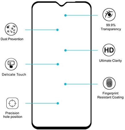 JINPART Telefonu Aksesuarları Şapka-Prens Tam Tutkal 0.26 mm 9 H 2.5 D Temperli Cam Tam Kapsama Filmi ıçin Uyumlu Xiaomi Redmi