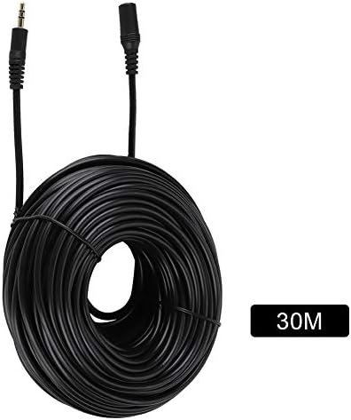 Shanrya Kablo, Vücut Yumuşak ve İyi Bükme, HiFi Ses Kalitesi, 3.5 mm Aux Kablosu, Kulaklıklar için Ev (30 Metre)
