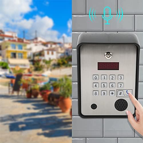 Kapı Giriş Sistemi, Taşınabilir ve Hafif Su Geçirmez Erişim Kontrol Sistemi Otel için Ev Güvenliği için İki Yönlü Sesli Düşük