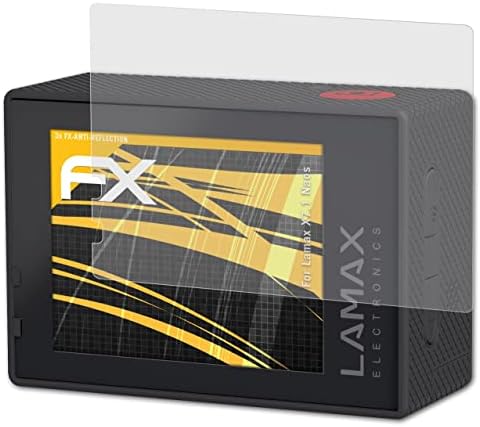 Lamax X7.1 Naos Ekran Koruma Filmi ile uyumlu atFoliX Ekran Koruyucu, Yansıma Önleyici ve Şok Emici FX Koruyucu Film (3'lü Set)