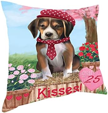 Rosie 25 Cent Kisses Amerikan İngiliz Foxhound Köpek Yastık-Hafif Polyester Yastık Otel ve Ev Yatak Kanepeler, sandalyeler Koleksiyonu