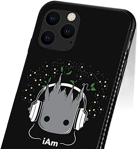 iPhone 11 Pro Kılıf,Hayvan Dinleme Şarkı iPhone 11 Pro Kılıfları için Kız Erkek, desen Tasarım Darbeye Kaymaz Kılıf için Apple