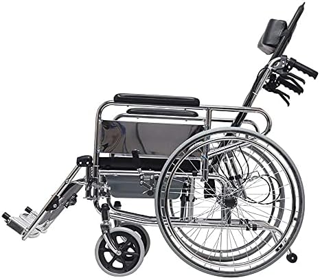 LSNLNN Tekerlekli Sandalyeler, taşıma Tekerlekli Sandalyeler Hafif Katlanır seyahat sandalyesi Taşıma Yaşlı Engelli Lazımlık