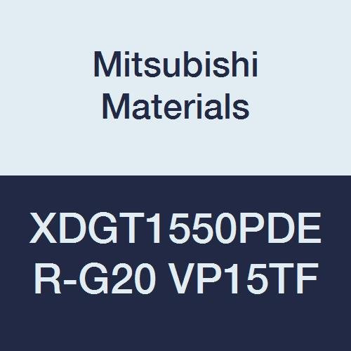 Mitsubishi Malzemeleri XDGT1550PDER-G20 VP15TF Kaplamalı Karbür Freze Ucu, Sınıf G, Yuvarlak Honlama, Özel Tasarım, Sınıf VP15TF,