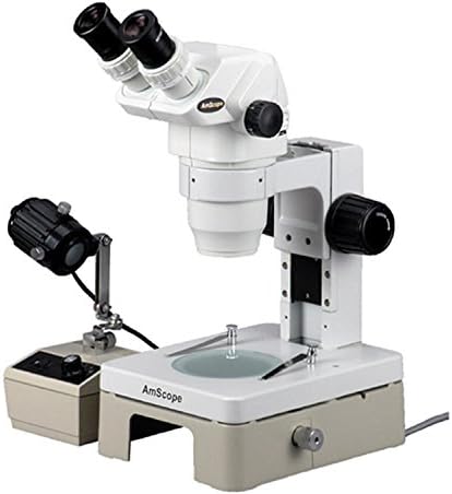 AmScope ZM-2BY-EB Biyolojik Uygulamalar için Profesyonel Binoküler Stereo yakınlaştırmalı mikroskop, EW10x Göz Mercekleri, 6.7