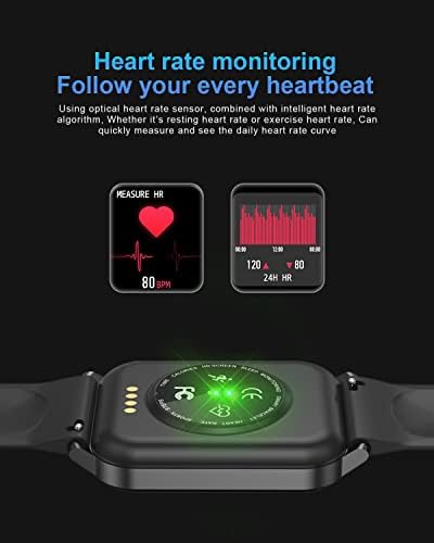 LIGE akıllı saat, spor ızci ile Kalp Hızı / Uyku Monitör Pedometre Kronometre IP67 Su Geçirmez Erkek Saatler Uyumlu ıOS Android