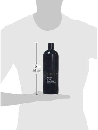 Etiket.M Bal ve Yulaf Şampuanı (1000ML/33.8 oz) Günlük Şampuan Kuru, hasar görmüş ve susuz kalmış saçları nemlendirir, Besler,