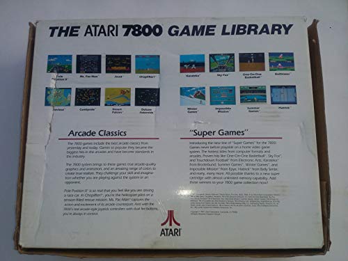 Kutup Pozisyonu II ile Atari 7800 Video Oyun Sistemi Konsol Paketi