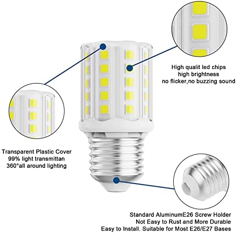 LED Buzdolabı Ampul 5 W 40 Watt Eşdeğer Dondurucu Ampul E26 Baz Buzdolabı Ampul T10 Tübüler Enerji Tasarrufu A15 Buzdolabı Ampul