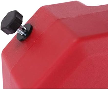 Sanycool Dökülmeyen Gaz Kutusu, Kare Yedek Benzinli Konteyner Plastik Yakıt Kabı 2 + Galon, Kırmızı