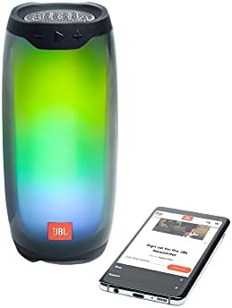 JBL Pulse 4 - Işık gösterisi ile Suya Dayanıklı Taşınabilir Bluetooth Hoparlör-Siyah