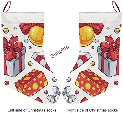 1 Adet Noel Stocking, Merry Christmas Asılı Hediye Saklama Çantası Dekorasyon Noel Ağacı Şömine Kapı Bahçe Windows için, tatil