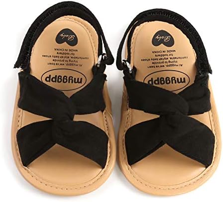 RVROVIC Bebek Erkek Kız Sandalet Prim Bebek Yaz Açık Ayakkabı PU Hafif Yumuşak Kaymaz Taban Toddler Prewalker