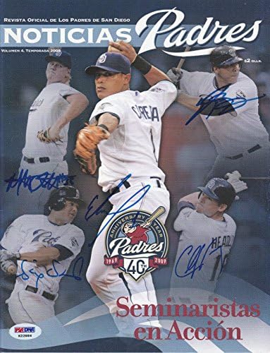Mat Latos İmzalı Auto'd 2009 Programı Psa / dna Coa San Diego Padres + - MLB İmzalı Çeşitli Eşyalar