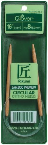 Yonca 3016/16-04 Takumi Bambu Dairesel 16 İnç Örgü İğneleri, Boyut 4