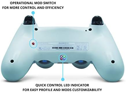 PS4 Modded Pro Denetleyici (Playstation 4) - Karanlık Madde - Taktik Hızlı Ateş Modu (COD Warzone), Otomatik Süper Sprint ve