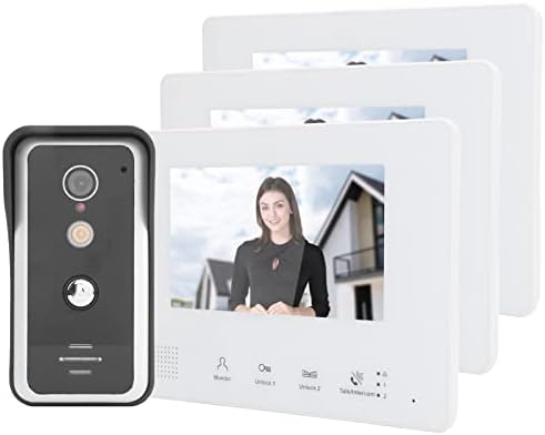Görüntülü İnterkom Sistemi, 7İn Tft Lcd Görüntülü Kapı Telefonu Kiti için Ev Video Gözetim için Villa Ev Ofis Daire
