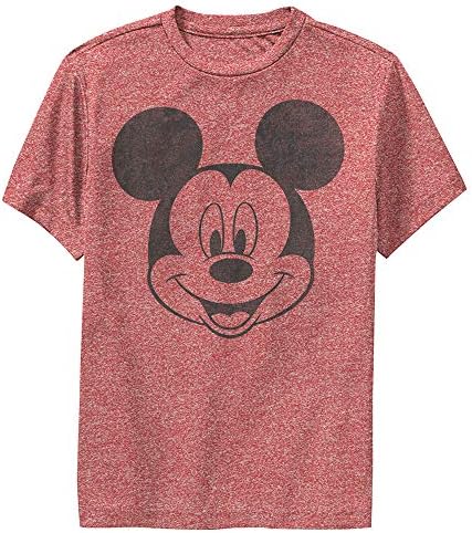 Disney Karakterleri Mickey Face Çocuğun Performans Tişörtü