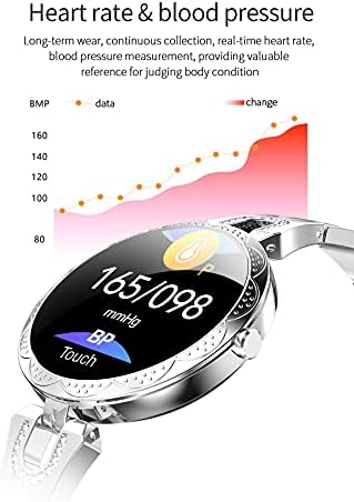 Kadınlar için LONGLU akıllı Saat, iOS Android iPhone Samsung Telefonlar için Uyumlu Akıllı Saat. Spor Izci ile Kalp Hızı Kan