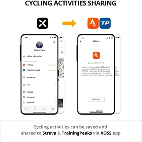 XOSS G + GPS Bisiklet Bilgisayarı, Bluetooth ANT + Bisiklet Bilgisayarı, LCD Ekranlı Kablosuz Bisiklet Hız Göstergesi Kilometre