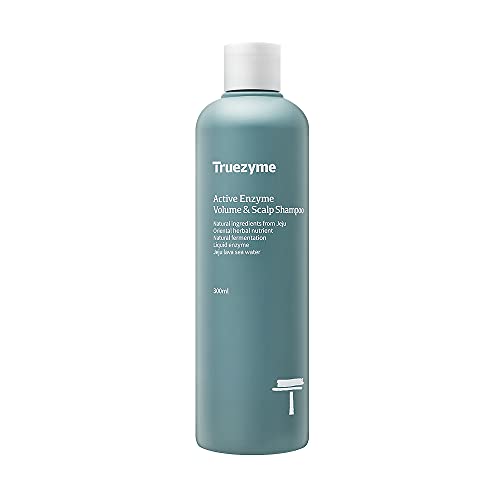 Truezyme Aktif Enzim Saç ve Saç Derisi Şampuanı 300ml, 10.14 fl.oz I Anti-kaşıntı ve Anti-yağlı Tedavi I Fermente Bitkisel Özlü