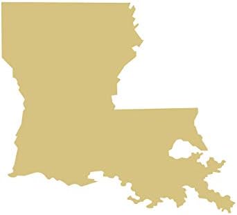 Louisiana Devlet Kesme Bitmemiş Ahşap Mardi Gras Yağ Salı Fransız Çeyrek Geçit MDF Şekil Tuval Tarzı 1 (6)