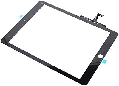 Yeni Siyah Sayısallaştırıcı ıçin iPad 9.7 (A1822, A1823) / İpad 5 iPad Hava 1st Dokunmatik Ekran Digitizer - Ön Cam Değiştirme