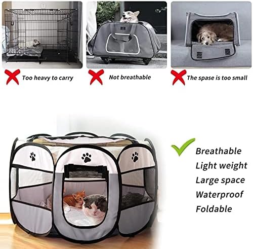 ♦ Katlanabilir Pet Kediler Teslimat Yatak Odası Küçük Büyük Köpek Çadır Evi