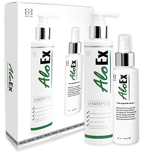 Set A58 AloEx Set Saç Büyütme Şampuanı 200ml AloEx Siyah Şampuan 200ml. Saçları Besler Thaigiftshop Tarafından DHL EXPRESS [Ücretsiz