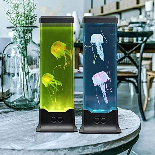 Elektrik Fantasy denizanası lav lambası renk değiştirme ışık efektleri ile-jöle balık tankı akvaryum gece ruh ışık dekorasyon