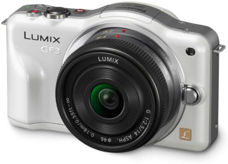 Panasonic Lumix DMC-GF3CW Kiti 12.1 MP Dijital Fotoğraf Makinesi 14mm Gözleme Lensli