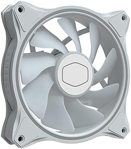 ZHGYD MF120 Beyaz Baskı Kasa Fanı 120mm Çift Döngü 5 V Adreslenebilir RGB Aydınlatma CPU Soğutma PWM Fan Sessiz (Renk: Beyaz)
