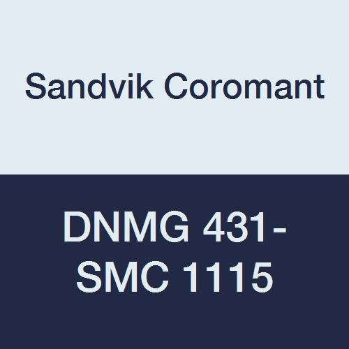 Sandvik Coromant DNMG 431-SMC 1115 Karbür İnsert, 0.016 Burun Yarıçapı, Negatif Temel Şekil Talaş Kırıcı (10'lu Paket)