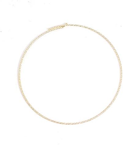 beadsnice Altın Dolgulu Büyük Çember Küpe Bileşenleri Minimalist Takı Kadınlar için (45X0. 7mm)